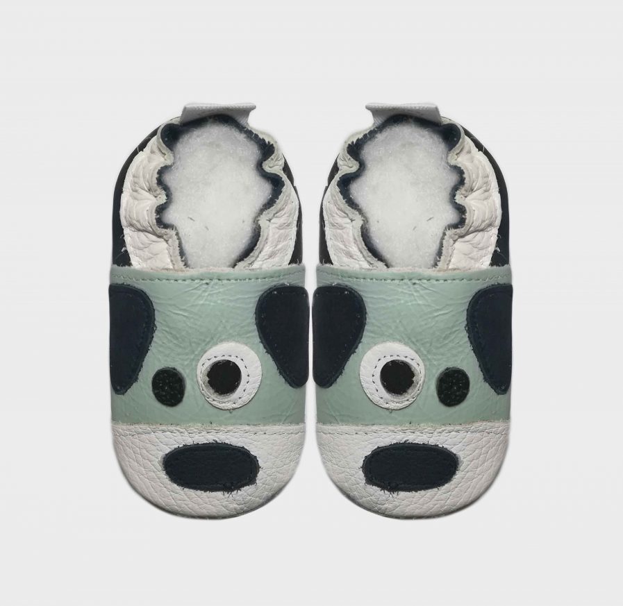 Navy baby shoes