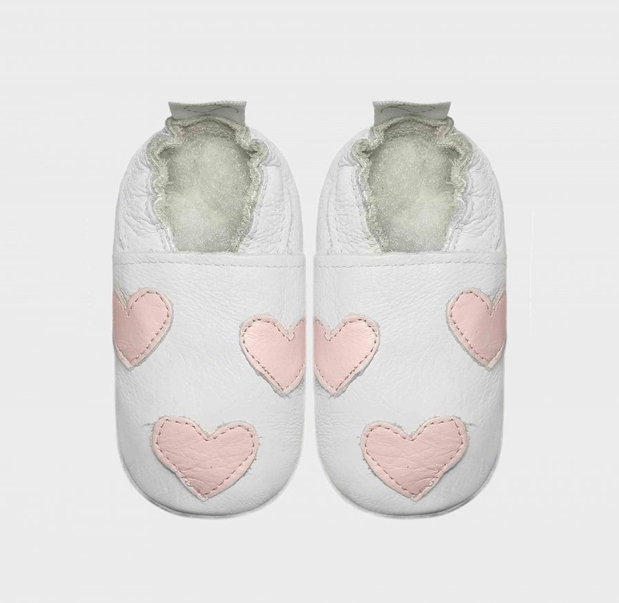 Trinity White baby shoes