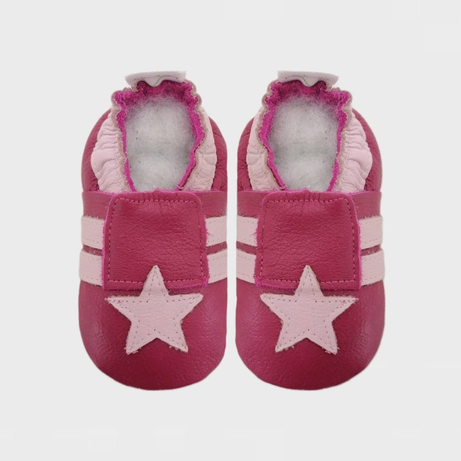 Keanu Cerise baby shoes