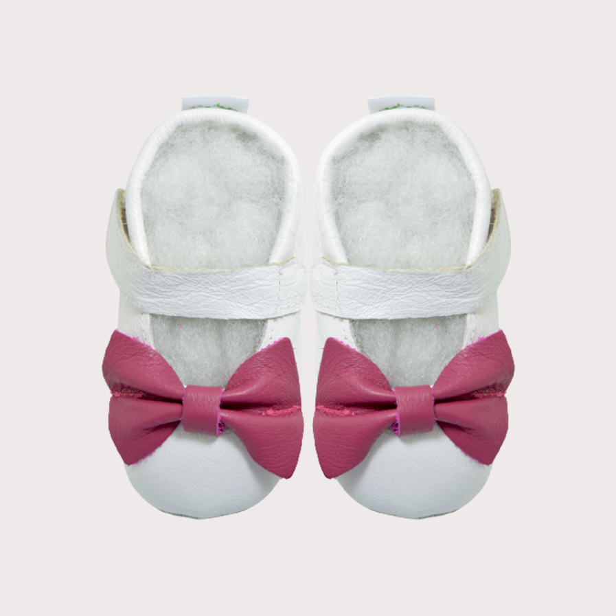 Mary Jane Big Bow Baby Shoes
